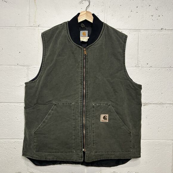 Vintage Carhartt Quilted Artic Vest “Moss Green” V02 MOS